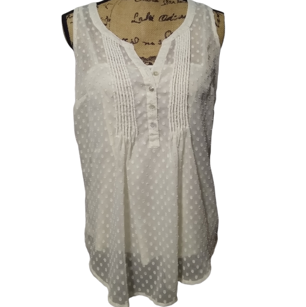 White Motherhood Maternity Blouse - Picture 1 of 4